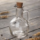 Бутылка стеклянная для соусов и масла Доляна «Олио», 180 мл, h=12 см - Фото 1