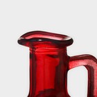 Бутыль стеклянная для соусов и масла Доляна «Олио», 200 мл, h=12 см, цвет красный - фото 4588001