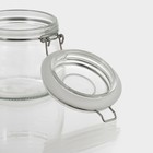 Банка для сыпучих Доляна «Сердце», 580 мл, 10.5×10 см, с бугельным замком, стекло, прозрачная - Фото 5