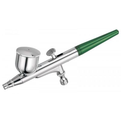 Аэрограф пневматический Jonnesway JA-102, дюза 0.3 мм, верхний бачок металл 7 мл