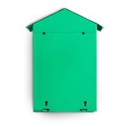 Ящик почтовый с замком, вертикальный, «Домик», зелёный - Фото 6