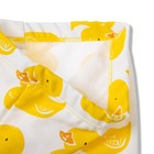 Ползунки детские на резинке, рост 56 см, цвет белый, принт жёлтые утки У-ПЗ-116.4 - Фото 4