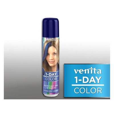 Оттеночный спрей для волос 1-day color, 05 космическая синь, 50 мл