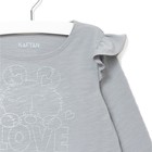 Платье для девочки KAFTAN "LOVE", серое, рост 110-116 (32), 5-6 лет - Фото 3