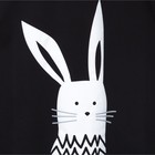 Футболка женская KAFTAN "Rabbit", чёрный, р-р 48-50, 100% хлопок - Фото 6