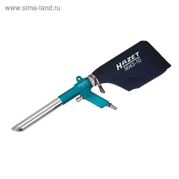 Пистолет для обдува и всасывания HAZET 9043N-10, 6.3 атм, 1/4", 96 л/мин, п/сборник, кейс - Фото 1