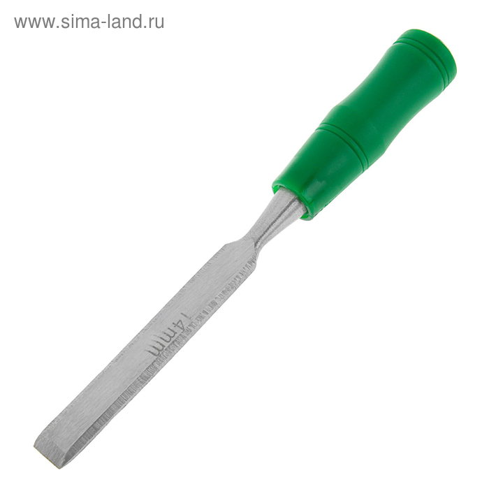 Стамеска-долото ТУНДРА, пластиковая рукоятка, металлический затыльник, 14 мм - Фото 1