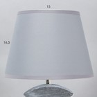 Лампа настольная керамика Е14 40 Вт 220 В «Сад камней: серый асфальт» 33.5×22.5×22.5 см RISALUX - Фото 7