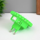 Ночник пластик от сети "Цветы на цветке" МИКС 7,5х7,5х2,7 см RISALUX - Фото 5