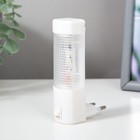 Ночник пластик от сети "Вытянутый цилиндр" 10,5х2,7х2,3 см RISALUX - Фото 1