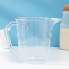 Кувшин мерный Darel plastic, 1 л, пластик, прозрачный - Фото 1