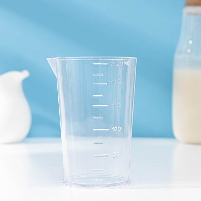 Кувшин мерный Darel plastic, 250 мл, пластик, прозрачный - Фото 1