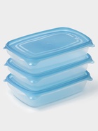 Набор контейнеров для хранения еды Darel plastic «Трио», 3 шт., 700 мл, пластик, прозрачный, крышка МИКС - Фото 2