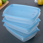 Набор пищевых контейнеров «Трио», 3 шт, 1,3 л, цвет микс - фото 318052016