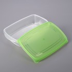 Набор пищевых контейнеров «Трио», 3 шт, 1,3 л, пластик, прозрачный, крышка МИКС - Фото 5