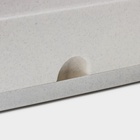 Ящик балконный для цветов, 8 л, 40×20×17 см, пластиковый, цвет мраморный - Фото 7