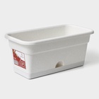 Ящик балконный для цветов, 8 л, 40×20×17 см, пластиковый, цвет мраморный - Фото 8