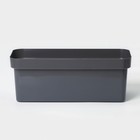 Ящик балконный для цветов «Эко», 40 см, 8 л, цвет темный гранит - фото 318052041