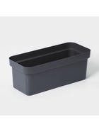 Ящик балконный для цветов «Эко», 8 л, 40×17×15.5 см, пластиковый, цвет тёмный гранит - Фото 4
