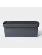 Ящик балконный для цветов «Эко», 8 л, 40×17×15.5 см, пластиковый, цвет тёмный гранит - Фото 5