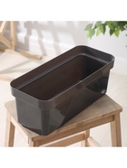 Ящик балконный для цветов «Эко», 40 см, цвет темный гранит - фото 809558452