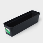 Ящик балконный для цветов «Эко», 12 л, 60×17×15.5 см, пластиковый, МИКС - Фото 2