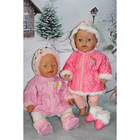 Одежда для пупса 45 см: пальто, сапожки, МИКС - Фото 4