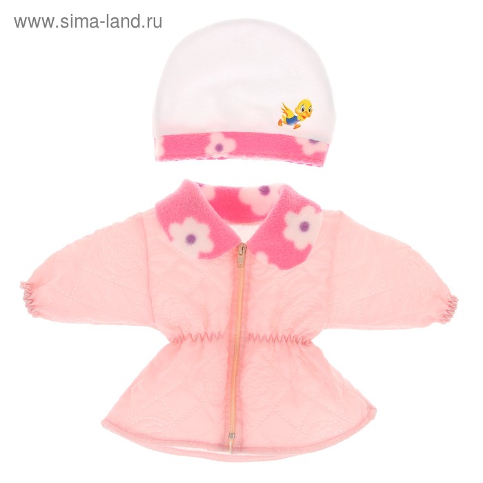 Одежда для пупса 45 см: пальто, шапочка, МИКС - Фото 1