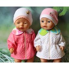 Одежда для пупса 45 см: пальто, шапочка, МИКС - Фото 3