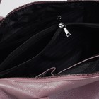 Сумка женская, отдел с перегородкой на молнии, наружный карман, длинный ремень, цвет пудра - Фото 5