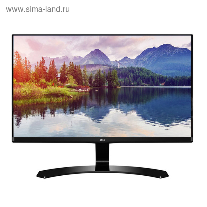 Монитор LG 27" 27MP68HM-P черный IPS LED 16:9 HDMI M/M матовая 250cd 1920x1080 D-Sub FHD 5кг   32953 - Фото 1