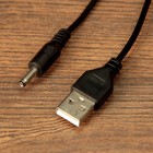 Лампа настольная сенсорная 3 режима провод USB "Цветок" жёлтая 36х12,3х12,3 см - Фото 3