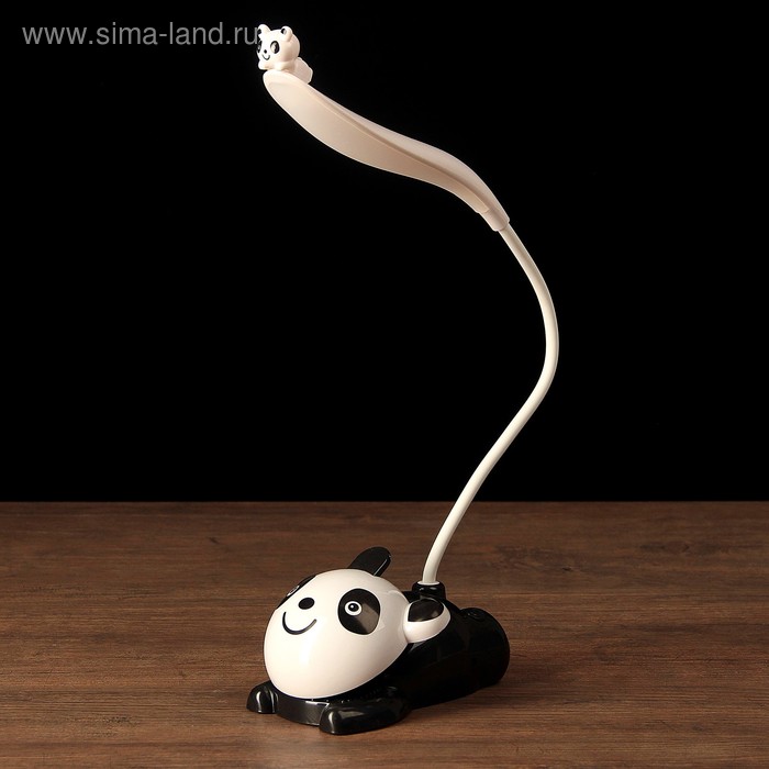 Лампа на прищепке сенсорная провод USB "Панда" 49,5х14х11 см - Фото 1