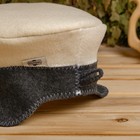 Набор для бани "Генерал" фуражка, коврик, рукавица - Фото 6