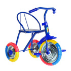 Велосипед трехколесный "Озорной ветерок", колеса 10" и 8", цвета микс - Фото 1