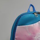 Рюкзак молодёжный, отдел на молнии, цвет голубой - Фото 4