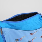 Сумка спортивная, отдел на молнии, наружный карман, регулируемый ремень, цвет голубой - Фото 5