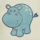 Шапка для бани с детской термопечатью "Бегемотик" - Фото 3