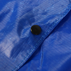 Дождевик-плащ женский, размер 46-48, цвет синий - Фото 3
