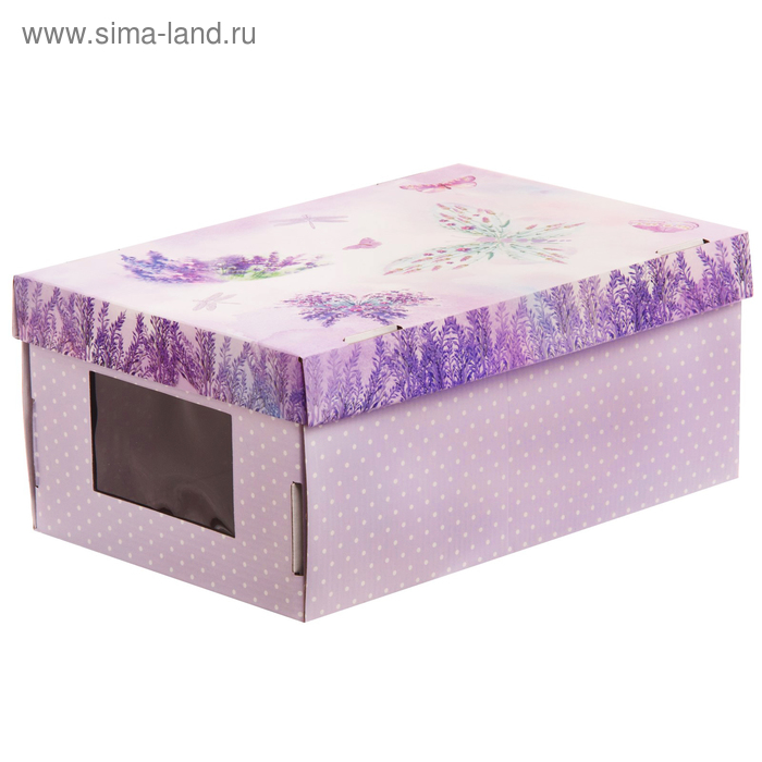 Складная коробка с PVC окошком «Счастье в каждом дне», 34 × 23 × 15 см - Фото 1