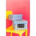 Складная коробка с PVC окошком «Грани», 34 × 23 × 15 см - Фото 2