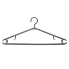 Вешалка-плечики для одежды малая, размер 44-48, цвет серый - Фото 1