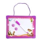 Доска для рисования магнитная с маркером-стиралкой и 2 магнитами, МИКС - Фото 1