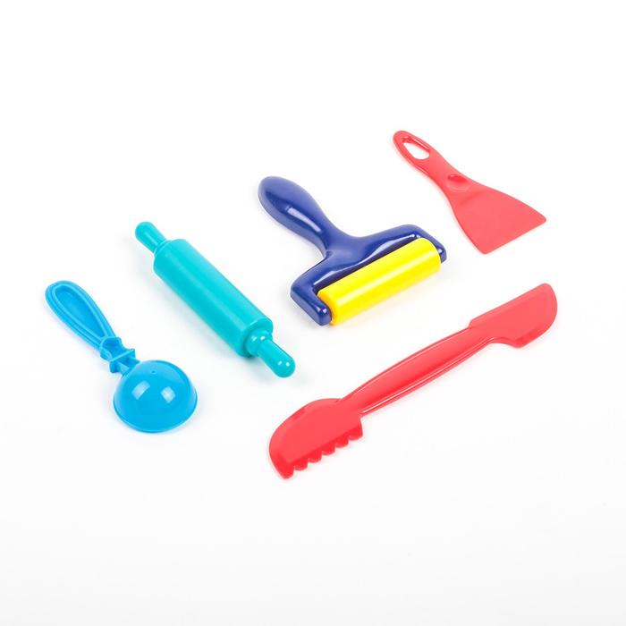 Набор инструментов для лепки, 5 штук - Фото 1