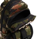 Пенал школьный «Рюкзачок-милитари», на молнии, 2 отделения, МИКС - Фото 6