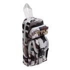 Пенал школьный «Рюкзачок-милитари», на молнии, 2 отделения, МИКС - Фото 9