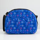 Складная сумка-переноска с отдельным входом, материал EVA, 43,5 х 28 х 33 см, синяя - Фото 2