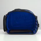 Складная сумка-переноска с отдельным входом, материал EVA, 43,5 х 28 х 33 см, синяя - Фото 11