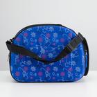 Складная сумка-переноска с отдельным входом, материал EVA, 43,5 х 28 х 33 см, синяя - Фото 4