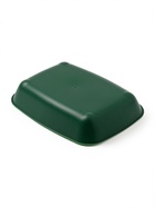 Лоток для кошек, 33.5×25×6 см, округлый, с сеткой, пластик, темно-зелёный, светло-зелёный - Фото 8